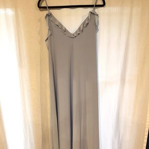 Light Blue Zara Midi Dress